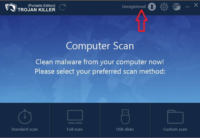 How to activate subscriptions in Trojan Killer?